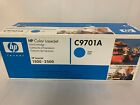 New HP C9701A Original Genuine Color LaserJet Toner Cyan Cartridge Sealed