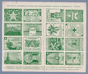 FE0371 - Erinnofili: Foglio di propaganda Esperantista primi 900 - Picture 1 of 1