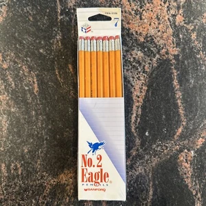 Amarillo Imperio Vintage Nº 2 lápices, paquete de 7, paquete original premio #2 EE. UU. - Imagen 1 de 2