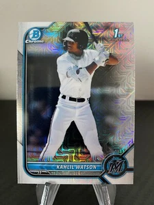 2022 Bowman Mega Baseball Kahlil Watson Base Chrome (Mojo) 1st - Picture 1 of 2