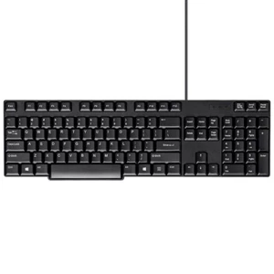 Wired USB Keyboard Standard English Layout Low Profile For PC Computer Laptop - Picture 1 of 4