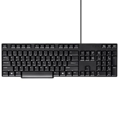 Wired USB Keyboard Standard English Layout Low Profile For PC Computer Laptop - Image 1 of 4