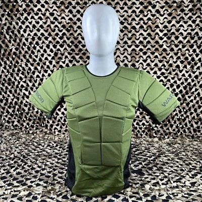 NEW Warrior Shield Paintball Chest Protector - Olive - Small/Medium