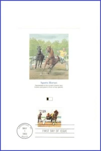 USA3 #2758 U/A FLEETWOOD PRUEBA TARJETA FDC arnés carreras - Imagen 1 de 1
