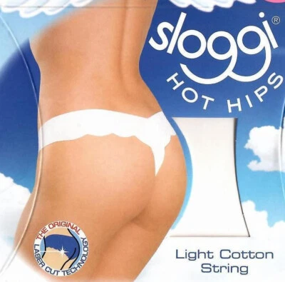 OFFERTA! SLOGGI Light Cotton String Perizoma taglio laser Cotone Slip Mutanda - Imagen 1 de 2