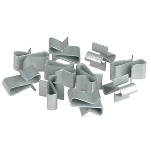CE SMITH TRAILER FRAME WIRE CLIPS ZINC 3/8"WIDE ZINC 10 PK - Picture 1 of 1