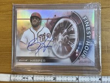 Bryce Harper 2018 Topps Finest Finest Hour Auto #FHA-BH