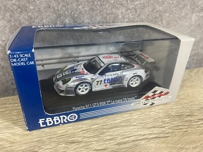 RARO 1/43 EBBRO 600 Lemans 2004 Porsche 911 GT3 RSR 2º. Clase GT #77 Japón F/S Foto 1 de 4