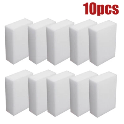 Nano esponja blanca de 10 piezas para borrador mágico paquete a granel multifuncional Foto 1 de 4