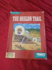 Vintage 1990 The Oregon Trail IBM/Tandy Version 2.1 Big Box PC Computer Game - Picture 1 of 9