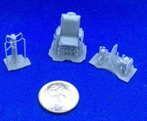 Actualización de asiento Lancaster 1/48 RESIN2detail con columna de control Super-Deluxe R2D48205 - Imagen 1 de 1