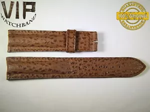 NEU OEM Authentic Longines Armband 20mm Original Elasmobranch braune Farbe - Bild 1 von 2