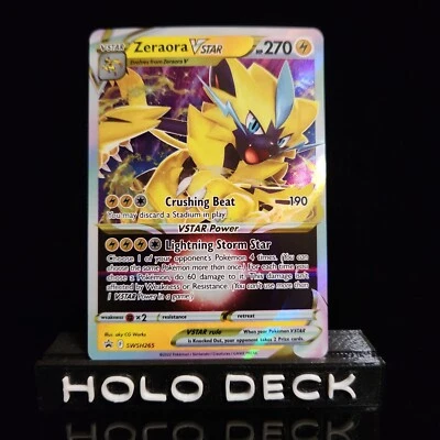 Zeraora VSTAR SWSH265 - Sword & Shield - Promo - Pokémon Card TCG - NM - Image 1 of 4
