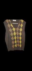 Vintage Christian Dior Christian Dior   Knit sweater vest. Monsieur sz large - Picture 1 of 3