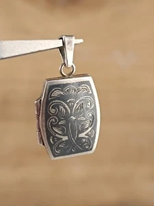 RARE Vintage Soviet Medallion Pendant Niello Kubachi SILVER 925 USSR photo frame - Picture 1 of 24