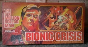 1975 Bionic Crisis Six Millionen Dollar Mann Brettspiel Parker Brothers Neu aus altem Lagerbestand - Bild 1 von 3