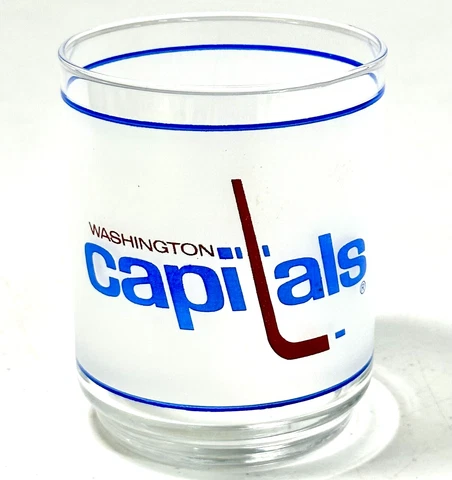 Vintage Washington Capitals Glass Cup NHL Mobile Promotional Caps DC Hockey Cover