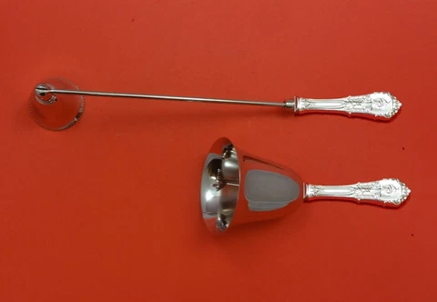 Rose Point by Wallace Sterling Silver Come-To-Dinner Set 2pc HH WS Custom Made Cover