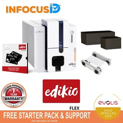 Evolis Edikio FLEX Set Per Stampare Prezzatura Carte, Inc Iva & Senza Supporto - Immagine 1 di 3