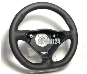 T96 smaller thicker all smooth black leather steering wheel Porsche 996 986 MT - Bild 1 von 15