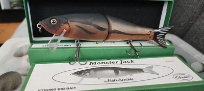 Fish Arrow Monster Jack Glide Swimbait Musky Bass Fishing Lure JDM JAPAN WOBBLER - Bild 1 von 2