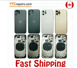 Back Housing Glass Battery Cover Frame Assembly Replacement iPhone 11 Pro Max - Photo 1 sur 1