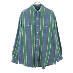 RRL 90s Initial Tag Red 3 Stars Old Check Pattern Long Sleeve Twill Work shi... - Bild 1 von 9