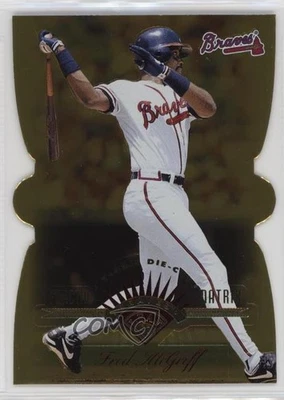 1997 Leaf Die-Cut Fractal Matrix Fred McGriff #97 HOF - Image 1 of 2