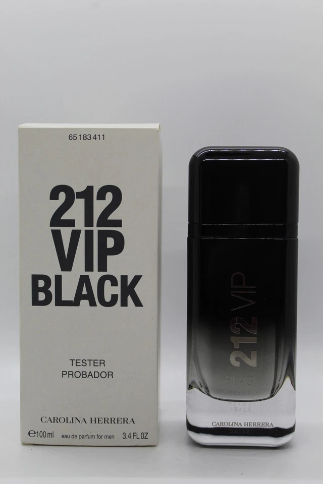 Carolina Herrera Men's 212 Vip Black EDP Spray 3.4 oz (Tester) Fragrances — 第 1/1 张图片