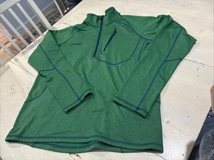 Mammut Kapin Pull Men’s XL 1/4 Zip Fleece Pullover Green-Blue - Bild 1 von 22