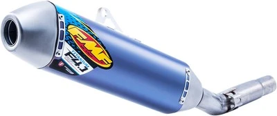 FMF Factory 4.1 Anodized Titanium/Stainless Steel Mini Slip-On Muffler (041595) - Image 1 of 2