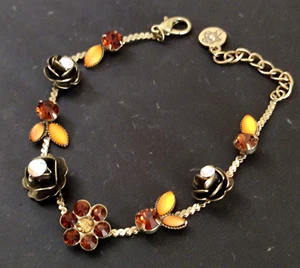 bracciale di design con elementi floreali Ikita   - designer signed bracelet - Imagen 1 de 4