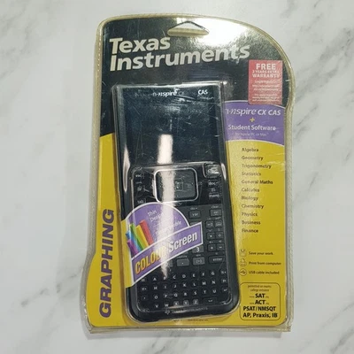 TEXAS INSTRUMENTS TI-Nspire CX CAS Graphing Calculator - Colour screen NEW - Image 1 of 4