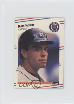 1988 Fleer Classic Miniatures Box Set Matt Nokes #23 Rookie RC - Image 1 of 2