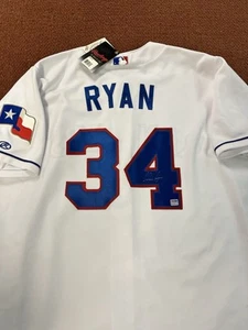 Signed Nolan Ryan Texas Rangers Jersey Rawlings Official MLB Licensed PSA B19213 - Picture 1 of 6