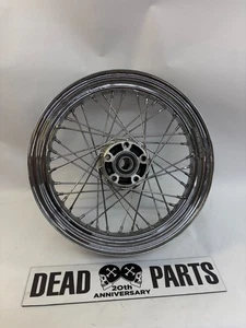 Harley nice Softail rear spoke sealed bearing 16"x3" wheel rim hub - Picture 1 of 7