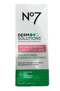 No7 Derm Solutions Redness Prone and Sensitive Skin Overnight Treatment 1.69 oz - Picture 1 of 2