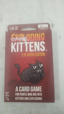 Exploding Kittens 2 Player Card Game 4 People Into Kittens & Explosions - Image 1 of 2