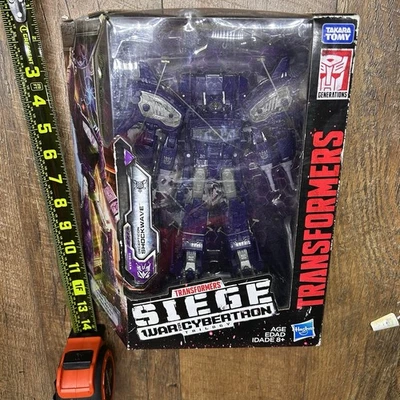 Transformers War For Cybertron Siege Shockwave Leader Class New Tony Generations - Image 1 of 4