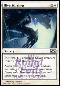 Hive Stirrings 4x FOIL MTG M14 2014 Core Set Common MINT white - Picture 1 of 1