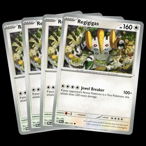 4x Regigigas 086/131 Prismatic Evolutions Playset Near Mint Pokemon TCG - Picture 1 of 3