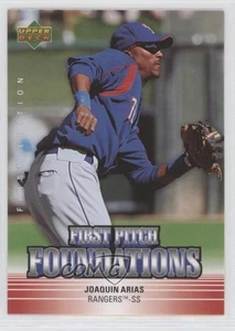2007 Upper Deck First Edition Pitch Foundations Joaquin Arias #FPF-JA Rookie RC - Picture 1 of 4