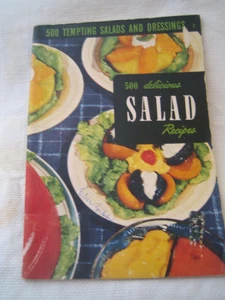 500 Delicious Salad Recipes Culinary Arts Institute Cookbook Booklet 1953 - Picture 1 of 7