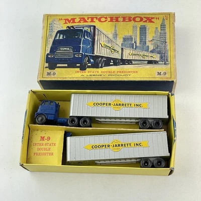 Boxed Matchbox Major Pack M9 Inter State Double Freighter - Image 1 of 4