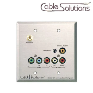 Audio Authority 9878 Stainless Steel Wallplate Zone Receiver - Picture 1 of 1