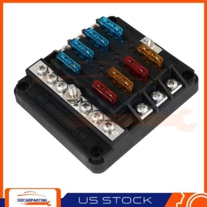 6-Wege Auto Marine Sicherungsbox Block Halter mit LED Anzeige für 12V/32V Kfz - Bild 1 von 12
