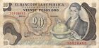 Kolumbien 20 Pesos 1,5.1973 im Umlauf befindliche Banknote Q11