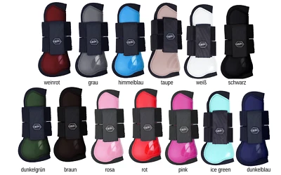 Anatomisch geformte Hartschalen Gamaschen mit Neoprenfutter f. Shetty Pony Full - Bild 1 von 2