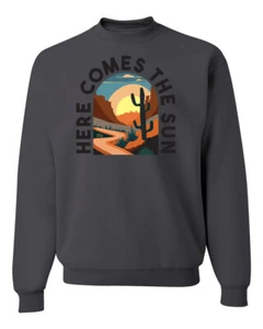 Here Comes The Sun Desert Road Nature Men Tank Top - Picture 1 of 5