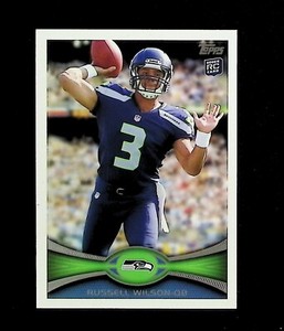 2012 Russell Wilson Topps #165 Rookie
